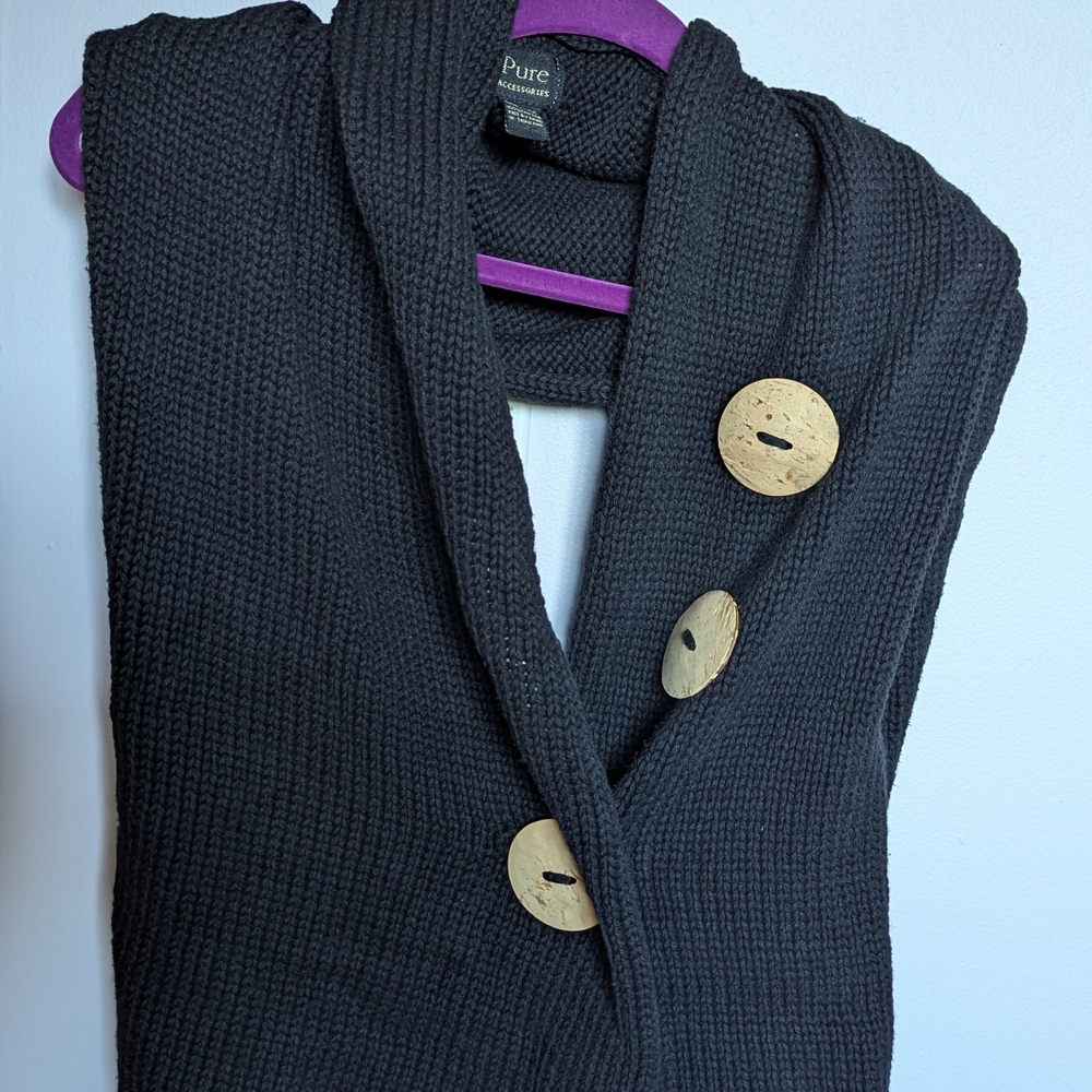 Black Boho Shrug